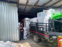 Satgas Preventif OMB Polres Bima, Kawal Pemindahan Logistik Pemilu 2024