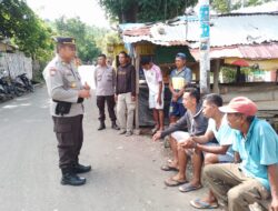 Subsatgas Binmas Berikan Himbauan Kamtibmas Pemilu Damai