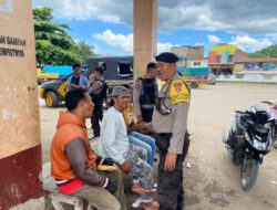 Satgas Preventif OMB Polres Bima, Laksanakan Patroli Dialogis di kantor Bawaslu dan Tempat Rawan Guankamtibmas