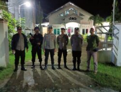 Patroli Malam Gabungan Jaga Keamanan Gudang Logistik KPU Pemilu 2024 Di Kota Bima