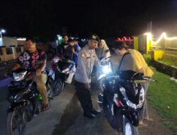 Cegah Peredaran Gelap Narkoba, dan Senjata Api/Rakitan Jelang Pemilu 2024 Polsek Bolo Gencarkan Patroli dan Sweeping