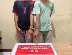 Niat Transaksi Narkoba Jenis Shabu di Depan Bandara SMS Bima, Kedua Pria Ini Diciduk Tim Opsnal Satreskoba Polres Bima,