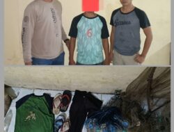 Kurang Dari 24 Jam Satu Dari Lima Komplotan Pencurian Ikan Bersenjata Berhasil Diciduk Personel Polsek Woha