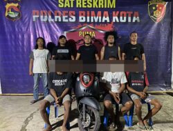 Tim Puma I Polres Bima Kota Berhasil Mengamankan Terduga Pelaku dan Barang Bukti Terkait Kasus Curanmor