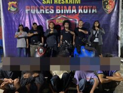 Tim Puma I Polres Bima Kota Berhasil Mengamankan 4 Terduga Pelaku dan 2 Terduga Pelaku 480 Terkait Kasus Curanmor