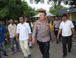 Kapolres Bima Kota Memimpin Patroli Pengamanan Hitung Suara di PPK Ambalawi, Kabupaten Bima