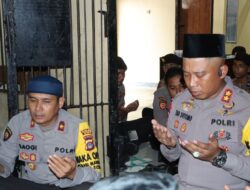 Tingkatkan Iman dan Taqwa Para Tahanan Kapolres Bima Pimpin Yasinan dan Do,a Bersama