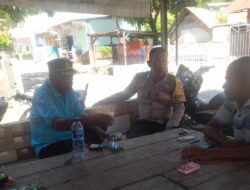 Melalui Program ” Jum,at Curhat” Bhabinkamtibmas Polsubsektor Palibelo Dengarkan Keluhan Warga Binaannya
