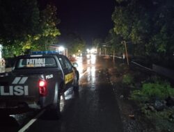 Polsek Tambora, Laksanakan Patroli Pemantauan Banjir di Labuhan Kananga