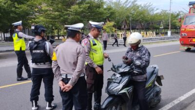 Kasat Lantas Polres Bima Pimpin Operasi Keselamatan Rinjani 2024