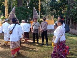 Personel Polsek Tambora Laksanakan Pengamanan Perayaan Hari Raya Nyepi 1946 H