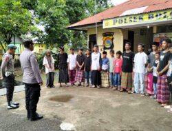 Temukan Sejumlah Anak-anak Main  Petasan Polsek Bolo Lakukan Pembinaan dan Himbauan