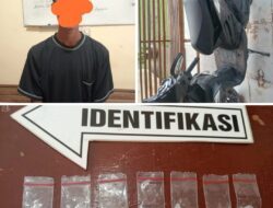 Miliki 9 Pocket Narkoba Jenis Shabu Pria Asal Desa Lere Ini Diamankan  Personel Polsek Parado
