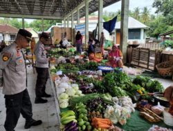 Polsek Sanggar Laksanakan Pemantauan  Cegah Lonjakan Harga Bapok Saat Bulan Puasa