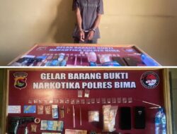 Diduga Edarkan Narkoba Jenis Shabu Seberat 4,80 gram Pria Asal Desa Kananta Dibekuk Tim Opsnal Satreskoba Polres Bima