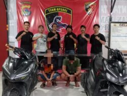 Team Opsnal Polsek Rasana’e Barat Polres Bima Kota Berhasil Menangkap Pelaku Tindak Pencurian Sepeda Motor