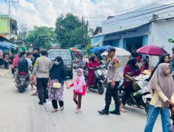 Jelang Berbuka Puasa, Polsek Bolo Patroli Ngabuburit Pantau Pasar Ramadhan