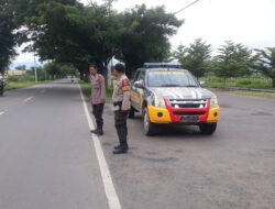 Polsek Woha Laksanakan Patroli Sore Menjelang Berbuka Puasa
