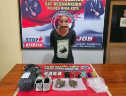 Tim Opsnal Sat Narkoba Polres Bima Kota Berhasil Ringkus Pengedar Ganja