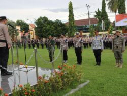 Polres Bima Kota Gelar Apel Pasukan Operasi Ketupat Rinjani 2024