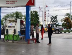 Menjelang Arus Mudik Lebaran, Polsek Woha Intensifkan Patroli Dialogis di SPBU