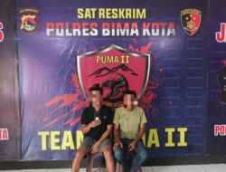 Seorang Pencuri Barang Berharga dan Penadahnya, Tak Berkutik Diringkus Tim Puma 2 Sat Polres Bima Kota