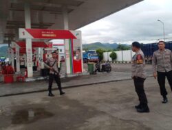 Totalitas Polsek Woha Pasca perselisihan Antara Desa Penapali dan Dadibou, Laksanakan  Patroli Hingga Dini Hari