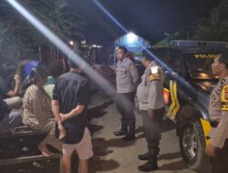 Cegah Kasus 3C dan Kejahatan Lain, Polsek Woha Gelar Patroli Malam