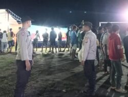 Wujudkan Kondusifitas Wilayah Jelang Lebaran, Polsek Sanggar Lakukan Patroli Malam Hingga Dini Hari