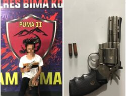 Ancaman Menggunakan Korek Api Mirip Senpi Revolver, Pemuda Diringkus Tim Puma 2 Polres Bima Kota