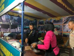 Walau Tidak Lebaran Bersama, Bhayangkari Ranting Woha Support Tugas Personel Pos Pengamanan OPS Ketupat Rinjani 2024