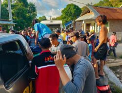Polsek Parado, Bantu Evaluasi Korban Tenggelam di Pantai Soromandi Desa Lere