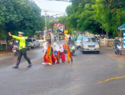 Cegah Kemacetan dan Aksi Kejahatan Jalanan, Satlantas Polres Bima Laksanakan Gatur Lalin