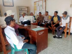 Sambang Warga Binaan, Bhabinkamtibmas Polsek Woha Imbau Warga Jaga Kamtibmas