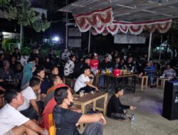 Piala AFC U-23, Kapolres Bima AKBP Eko Sutomo S.I.K.,M.I.K., Bersama Masyarakat Nobar  Timnas Indonesia  VS Irak