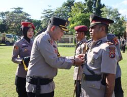 Kapolres Bima Kota Memimpin Sertijab Kasat Narkoba dan Kapolsek Ambalawi