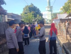 Lomba Desa Tingkat Kabupaten, Polsek Bolo Gotong Royong Bersama Masyarakat