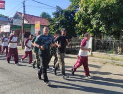 Implementasikan Program Kapolri Jenderal Drs Listyo Sigit Prabowo M.si Polsek Bolo  Polres Bima Gelar Olahraga Bersama