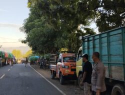 Cegah Kemacetan dan Guankamtibmas Personel Polsek Madapangga Laksanakan Patroli dan Gatur Lalin di PT.CPI dan PT. SUL