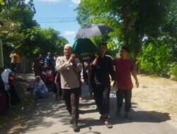 Wujud Empati dan Pererat Silaturahmi, Bhabinkamtibmas Polsubsektor Palibelo Laksanakan Sambang Duka