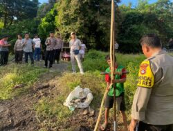 Kapolres Bima AKBP Eko Sutomo S.I.K.,M.I.K., Tinjau Lokasi Pengeboran Air di Mapolsek Tambora