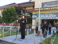 Pancasila Jiwa Pemersatu Bangsa Menuju Indonesia Emas 2045, Polres Bima Kota Gelar Upacara Peringatan Hari Lahir Pancasila