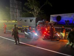Patroli Gabungan Polres Bima Kota dan Kodim 1608/Bima Ciptakan Malam yang Aman