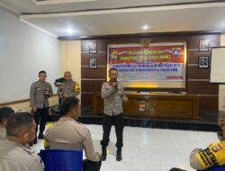 Satbinmas Polres Bima Gelar Laktapuan  Fungsi Teknis Binmas Ini Pesan Kapolres Bima AKBP Eko Sutomo S.I.K.,M.I.K.,