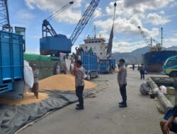 Polsek Kawasan Pelabuhan Laut Bima Melaksanakan Patroli dan Berikan Himbauan Kamtibmas