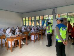 Sat Lantas Polres Bima Kota Laksanakan Sosialisasi Kamseltibcarlantas dan SIM Keliling