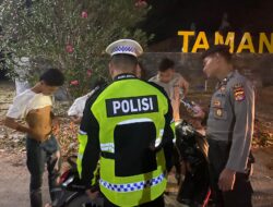 Menjelang Pilkada, Personel Gabungan Polres Bima Tingkatkan Patroli Cipta Kondisi Malam Hari