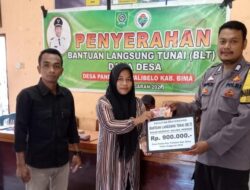 Pastikan Penyaluran BLT DD Tepat Sasaran, BKTM Polsubsektor Palibelo Laksanakan Pengamanan