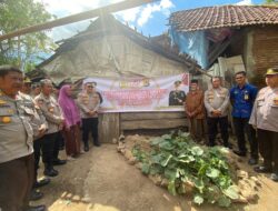 Hidup di Gubuk Reot, Pasutri Lansia Ini Dapat Bantuan Bedah Rumah dari Polres Bima Kota