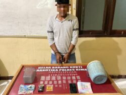Pengedar Narkoba Jenis Shabu 10,40 gram Asal Kecamatan Tambora Diamankan Satresnarkoba Polres Bima